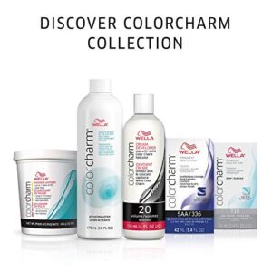 WELLA colorcharm 10 Vol Cream Developer, for Optimal Gray Blending and Rich, Multi-Dimensional End Results, 15.4 oz