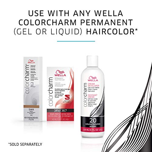 WELLA colorcharm Crème Hair Developer 20 volume, 3.6 Fl Oz
