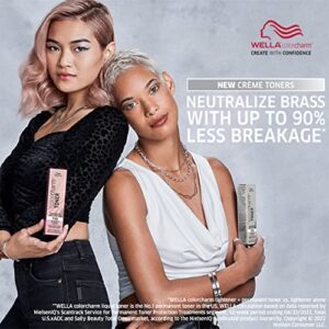 WELLA colorcharm Permanent Crème Toner, Free of Animal-Derivied Ingredients, Parabens Free, Gluten Free, T16 Polar Ice, 2 oz