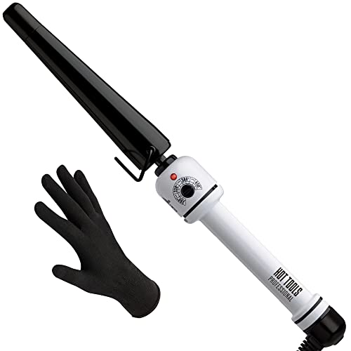 Hot Tools Pro Artist Nano Ceramic Tapered Curling Wand | For Smooth, Shiny Hair (3/4 to 1-1/4 in)