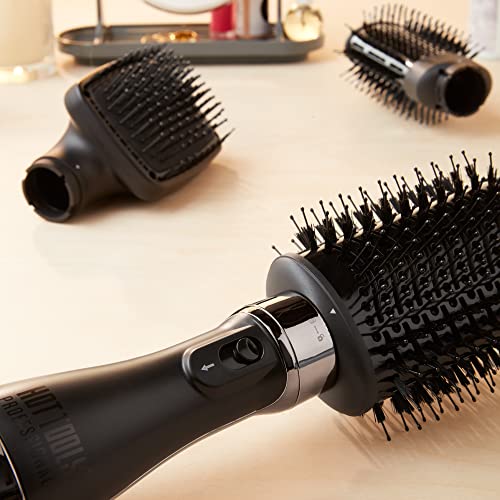 Hot Tools Pro Artist Black Gold Detachable One Step Volumizer and Hair Dryer | Pro Drying & Styling (Large)