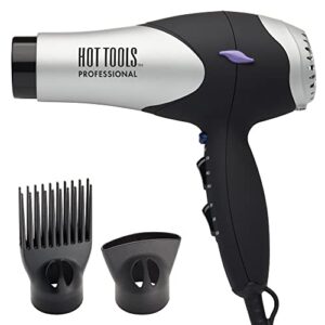 hot tools pro artist 1875w turbo styling hair dryer | lightweight and quiet
