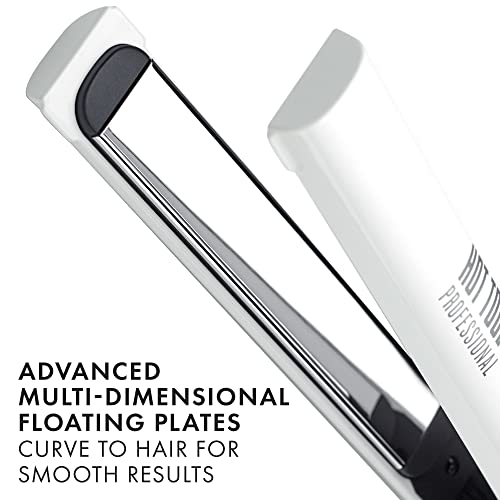 HOT TOOLS Pro Artist White Gold Digital Flat Iron, 1 inch