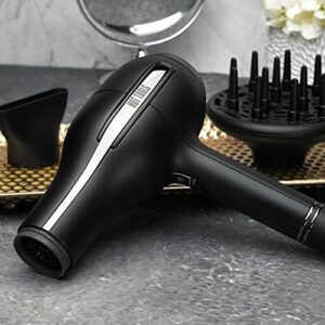 Hot Tools Pro Artist Black Gold 2000-Watt Ionic Hair Dryer | Ultra Powerful Airflow