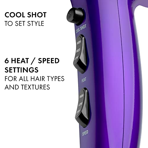 Hot Tools Pro Artist 1875W Turbo Ceramic + Ionic Hair Dryer | Fast Dry, Lightweight