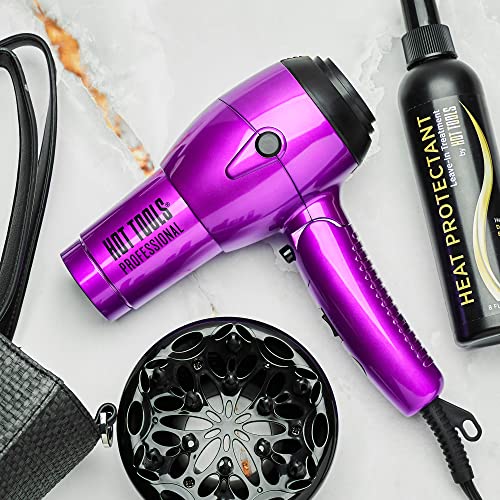Hot Tools Pro Artist 1875W Ionic Compact Hair Dryer | Lightweight, Perfect for Travel