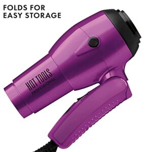 Hot Tools Pro Artist 1875W Ionic Compact Hair Dryer | Lightweight, Perfect for Travel