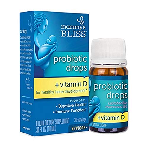 Mommy's Bliss Probiotic Drops + Vitamin D, 0.34 Oz Each (Pack of 2)2