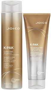 joico k-pak daily shampoo and conditioner set to repair damage, 10.1-ounce