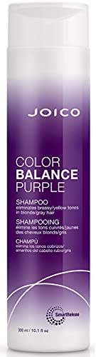 Joico Color Balance Purple Shampoo & Conditioner Set | Eliminate Brassy and Yellow tones | For Cool Blonde or Gray Hair