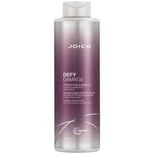 defy damage protective shampoo | for color-treated hair | strengthen bonds & preserve hair color | with moringa seed oil & arginine | 33.8 fl oz