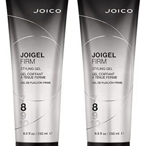 JoiGel Firm Styling Gel | For Most Hair Types | Add Body and Volume | Lock In Moisture & Boost Shine | Thermal Heat & Humidity Protection | Protect Against Pollution | 8.5 Fl Oz (Pack of 2)