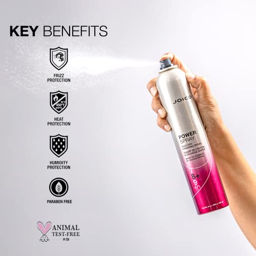 Power Spray Fast-Dry Finishing Spray | For Most Hair Types | Protect Against Heat & Humidity | Protect Against Pollution & Harmful UV | Paraben & Sulfate Free | 72 Hour Hold | 9.0 Fl Oz
