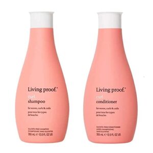 living proof curl shampoo + conditioner bundle