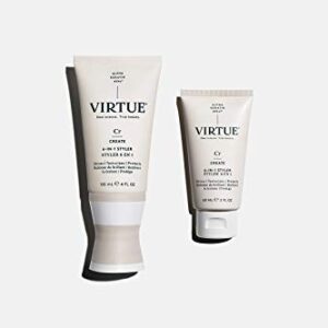 VIRTUE 6-IN-1 Styler Cream 2 FL OZ | Travel Size | Alpha Keratin Shines, Texturizes, Repairs, Strengthens, Hydrates Hair | Sulfate Free, Paraben Free, Color Safe, Vegan