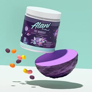 Alani Nu Pre Workout Supplement Powder for Energy, Endurance & Pump | Sugar Free | 200mg Caffeine | Formulated with Amino Acids Like L-Theanine to Prevent Crashing | Cosmic Stardust, 30 Servings