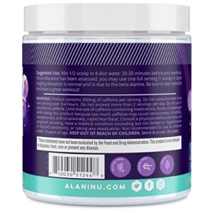 Alani Nu Pre Workout Supplement Powder for Energy, Endurance & Pump | Sugar Free | 200mg Caffeine | Formulated with Amino Acids Like L-Theanine to Prevent Crashing | Cosmic Stardust, 30 Servings