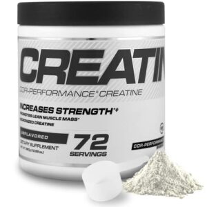 cellucor cor-performance creatine monohydrate for strength and muscle growth, 72 servings