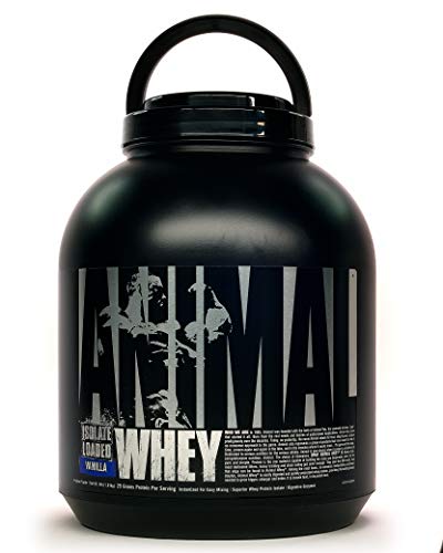 Animal Whey Isolate Whey Protein Powder – Isolate Loaded for Post Workout and Recovery – Low Sugar with Highly Digestible Whey Isolate Protein - Vanilla - 4 Pound (Pack of 1) (Packaging May Vary)