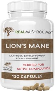lions mane brain and focus supplements – mushroom powder extract capsules – non gmo and gluten free supplement for better cognitive health