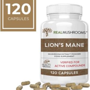 Lions Mane Brain and Focus Supplements - Mushroom Powder Extract Capsules - Non GMO and Gluten Free Supplement for Better Cognitive Health