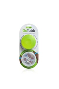 humangear gotubb, large, 2-pack, clear/green