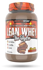 musclesport lean whey revolution™ protein powder – whey protein isolate – low calorie, low carb, low fat, incredible flavors – 25g protein per scoop (2lb, chocolate peanut butter)
