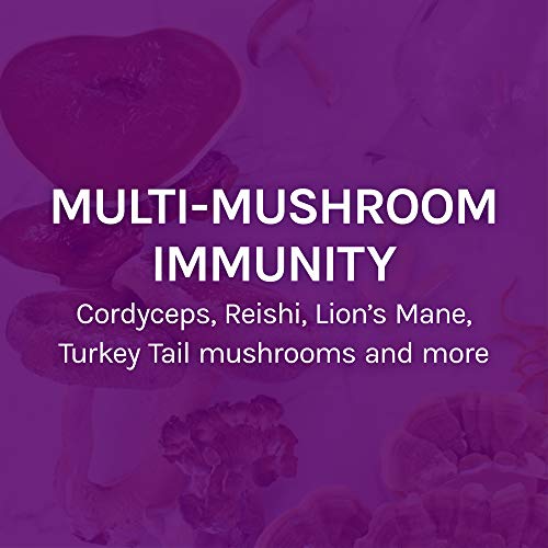 Host Defense, MyCommunity Capsules, Advanced Immune Support, Mushroom Supplement with Lion’s Mane and Reishi, Unflavored, 120