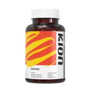 kion aminos essential amino acids capsules | the building blocks for muscle recovery, reduced cravings, better cognition, immunity, and more | 30 servings