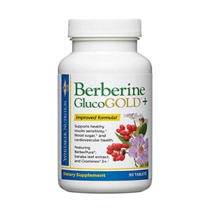 dr. whitaker’s berberine glucogold+, supplement with berberine, concentrated cinnamon, and banaba leaf extract (90 tablets)