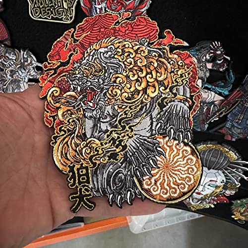 Alpha Foo Lion Guardian Dog Embroidery Patch