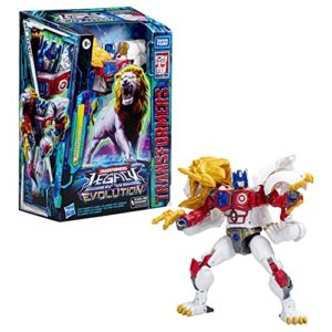 transformers toys legacy evolution voyager maximal leo prime toy, 7-inch, action figure for boys and girls ages 8 and up