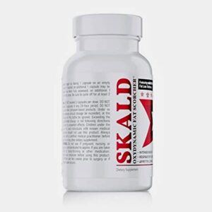 SKALD Thermogenic Fat Burner - Weight Loss Pills, Appetite Suppressant, Mood & Energy Booster with Respiratory Support - Premium Fat Burning Green Tea Extract, Juniper Berry Extract & More – 60 caps