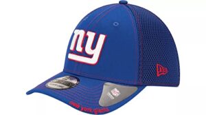 new era nfl neo 39thirty stretch flex fit hat cap (as1, alpha, m, l, new york giants blue)