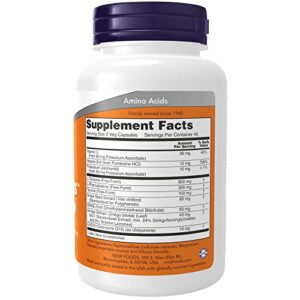 NOW Supplements, True Focus™ with Amino Acids, Ginkgo, DMAE + CoQ10 and Grape Seed Extract , 90 Veg Capsules