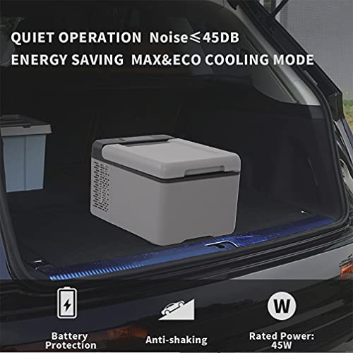 Alpicool C9 Portable Mini Freezer,12 Volt Refrigerator, 10 Quart (9 Liter) Fast Cooling 12V Car Fridge -4℉~68℉, Car Cooler, 12/24V DC and 100-240V AC for Outdoor, Camping, RV, Truck, Boat