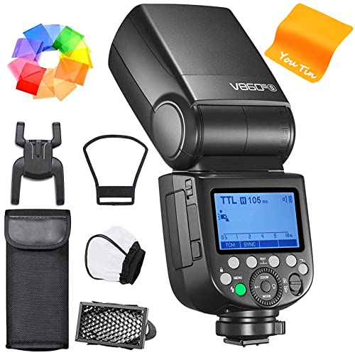 Godox Camera Flash Speedlight V860III-S for Sony [Upgraded Li-on Battery] Compatible with Sony Digital Cameras a9 a7 a7II a7III a7R III a7RII a7SII a6000 a6300 a6500