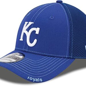 New Era MLB Neo Team Color 39Thirty Stretch Flex Fit Hat Cap (as1, Alpha, l, x_l, Kansas City Royals)