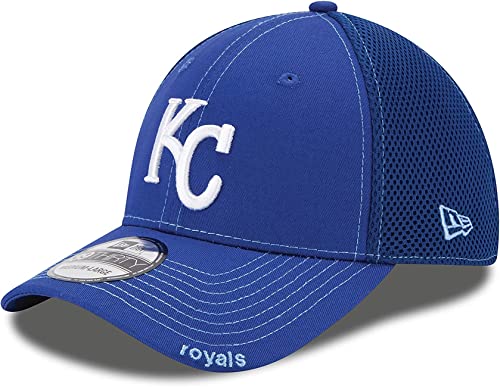 New Era MLB Neo Team Color 39Thirty Stretch Flex Fit Hat Cap (as1, Alpha, l, x_l, Kansas City Royals)