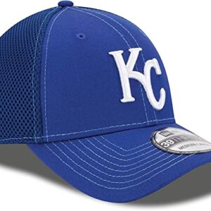 New Era MLB Neo Team Color 39Thirty Stretch Flex Fit Hat Cap (as1, Alpha, l, x_l, Kansas City Royals)