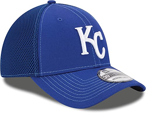 New Era MLB Neo Team Color 39Thirty Stretch Flex Fit Hat Cap (as1, Alpha, l, x_l, Kansas City Royals)