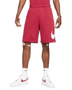 nike men’s sportwear club shorts (as1, alpha, m, regular, regular, pomegranate, medium)