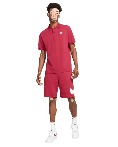 Nike Men's Sportwear Club Shorts (as1, Alpha, m, Regular, Regular, Pomegranate, Medium)