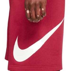 Nike Men's Sportwear Club Shorts (as1, Alpha, m, Regular, Regular, Pomegranate, Medium)