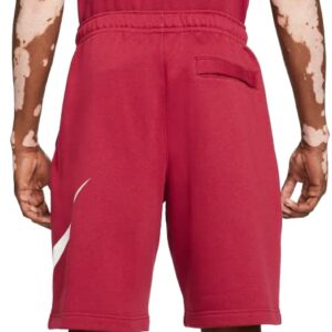 Nike Men's Sportwear Club Shorts (as1, Alpha, m, Regular, Regular, Pomegranate, Medium)