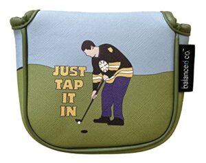 balanced co. funny golf putter headcover (just tap it in/mallet)