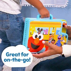 Just Play Sesame Street Elmo’s Learning Letters Bus Activity Board, Preschool Learning and Education, Officially Licensed Kids Toys for Ages 2 Up, Gifts and Presents