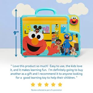 Just Play Sesame Street Elmo’s Learning Letters Bus Activity Board, Preschool Learning and Education, Officially Licensed Kids Toys for Ages 2 Up, Gifts and Presents