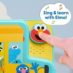 Just Play Sesame Street Elmo’s Learning Letters Bus Activity Board, Preschool Learning and Education, Officially Licensed Kids Toys for Ages 2 Up, Gifts and Presents