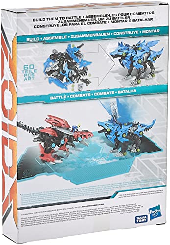 ZOIDS Hasbro Giga Battlers Alpha Shadow - Wolf-Type Buildable Beast Figure with Motorized Motion - Toys for Kids Ages 8 and Up, 60 Pieces (E5546)